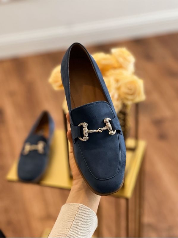 Mocassini Bailey - Blu Jeans