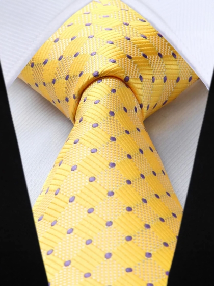 Cravatta e Pochette Tartan Pois 0F1