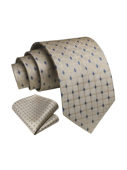 Cravatta e Pochette Tartan YCF