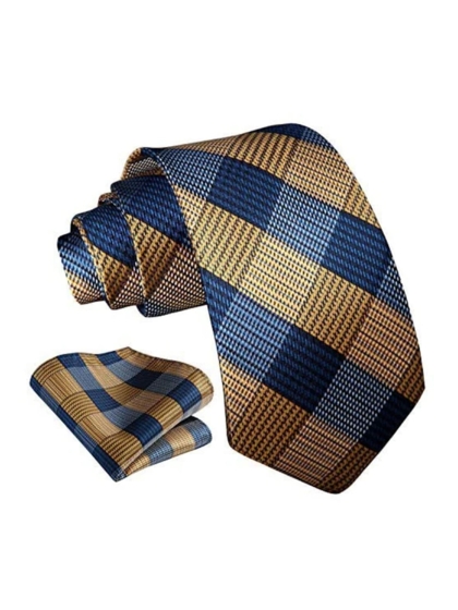 Cravatta e Pochette Tartan S1