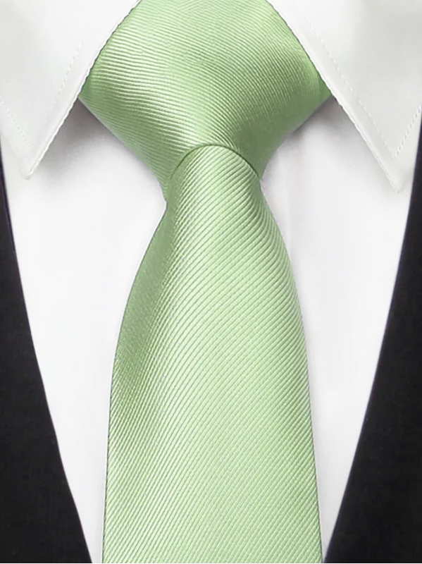 Cravatta e Pochette Élite - Verde Mela