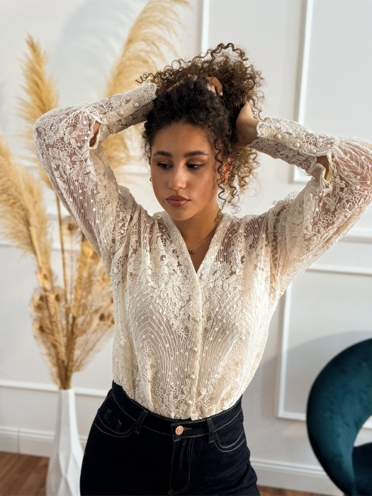 Camicia Florecido