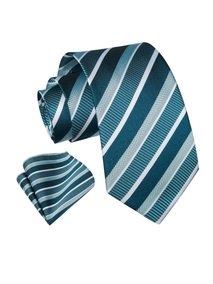 Cravatta e Pochette Stripe