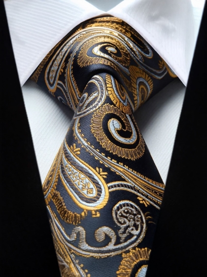 Cravatta e Pochette Paisley N77
