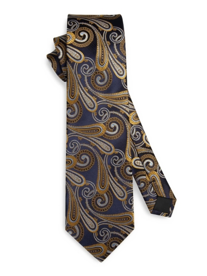 Cravatta e Pochette Paisley N77