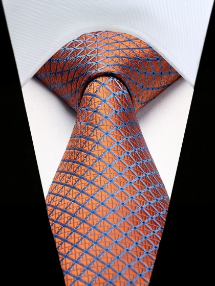 Cravatta e Pochette Plaid AU7