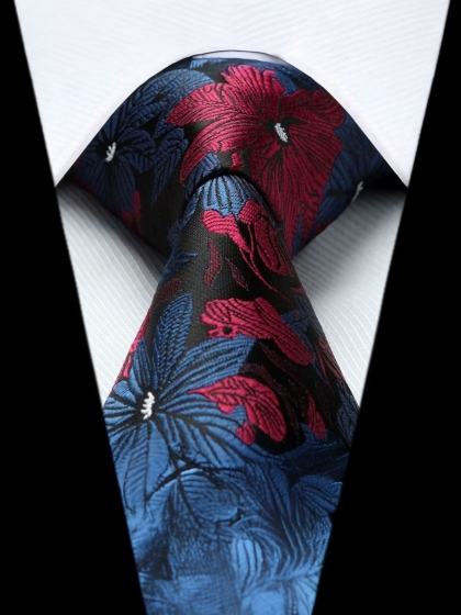 Cravatta e Pochette Floral 6UN