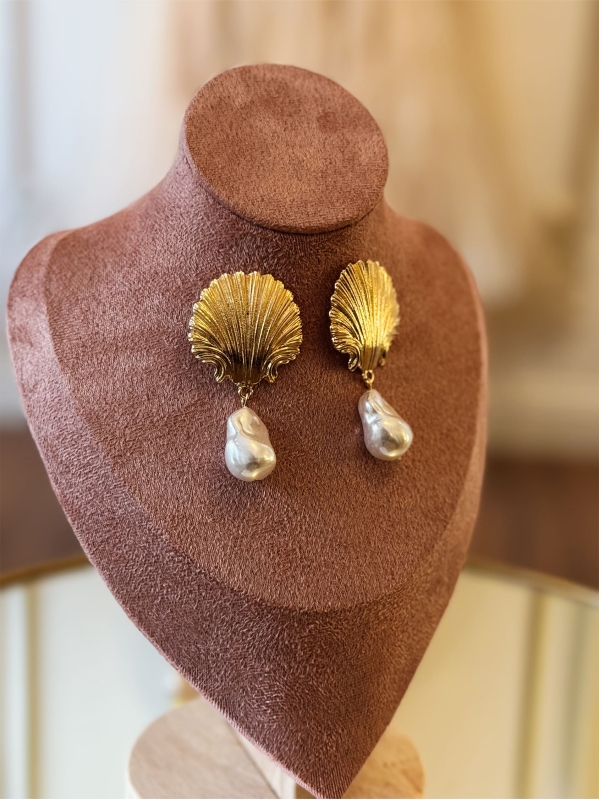 Orecchini Conchiglia - Oro