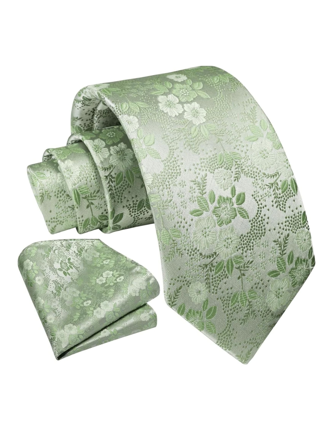 Cravatta e Pochette Floral TI1