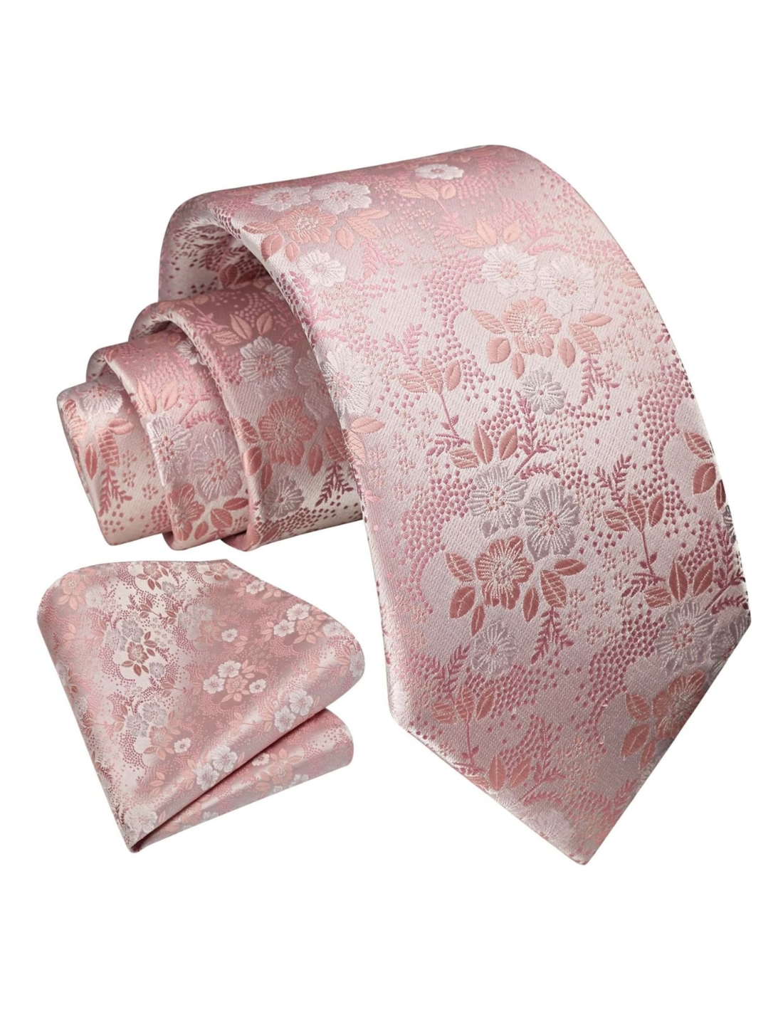Cravatta e Pochette Floral TD7