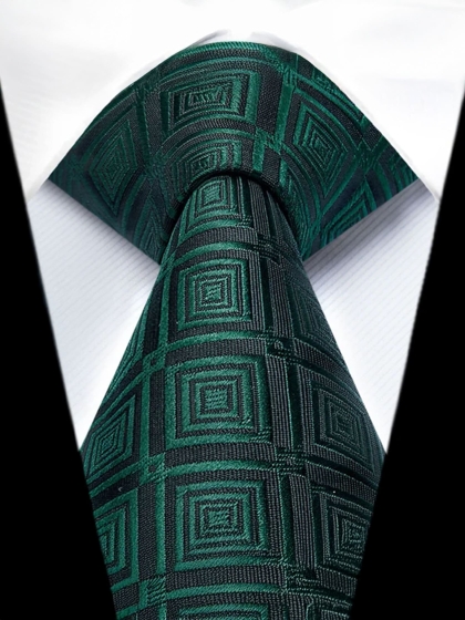 Cravatta e Pochette Geometric 737