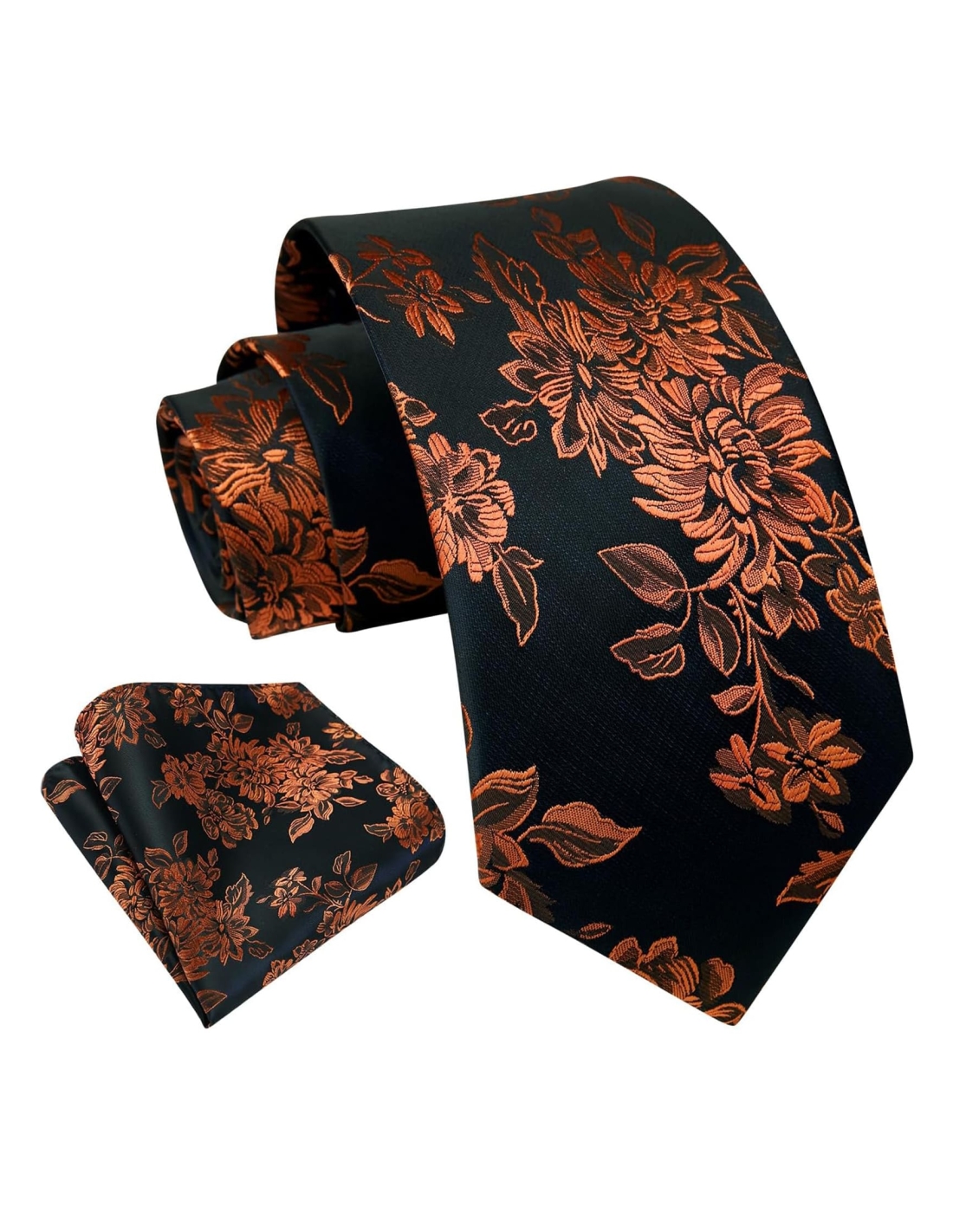 Cravatta e Pochette Floral 9QB