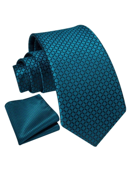 Cravatta e Pochette Geometric UH5