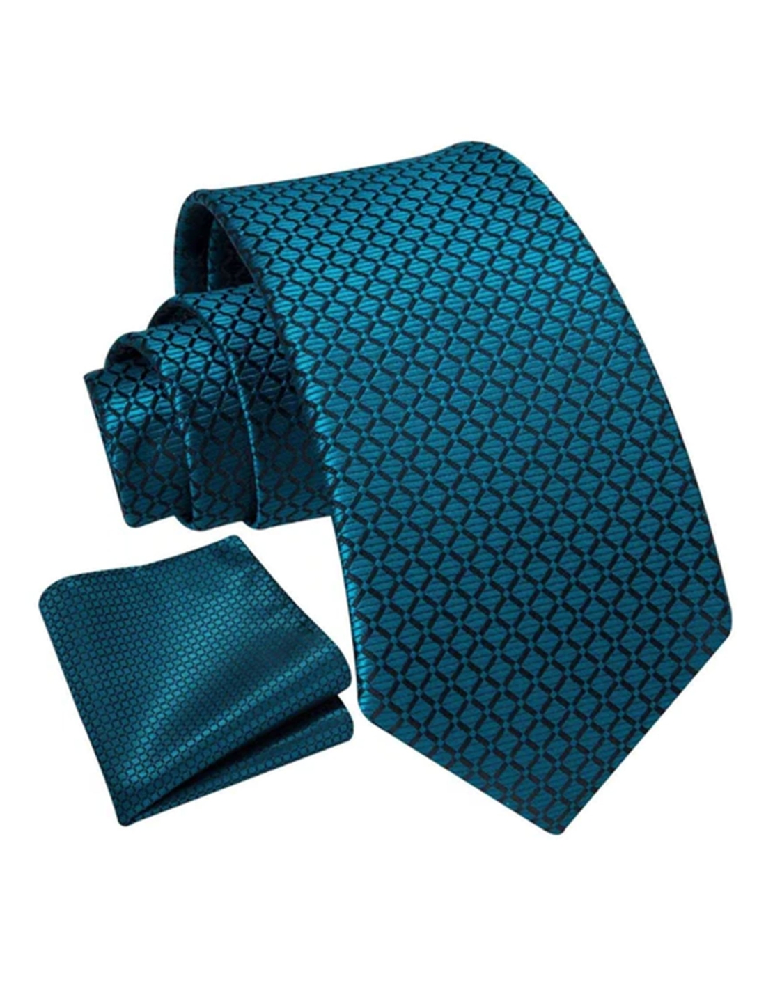 Cravatta e Pochette Geometric UH5