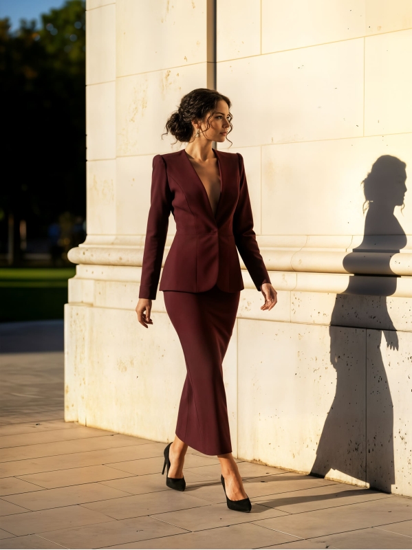 Tailleur Bloody Mary - Bordeaux