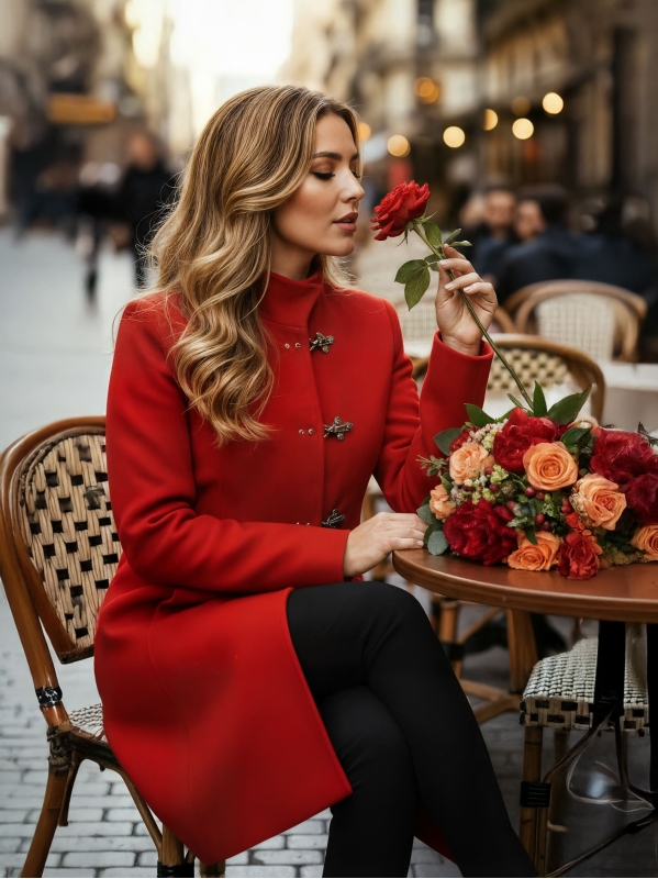 Cappotto Tamigi - Rosso