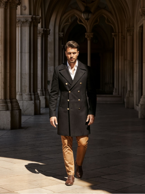 Cappotto Bonaparte - Nero