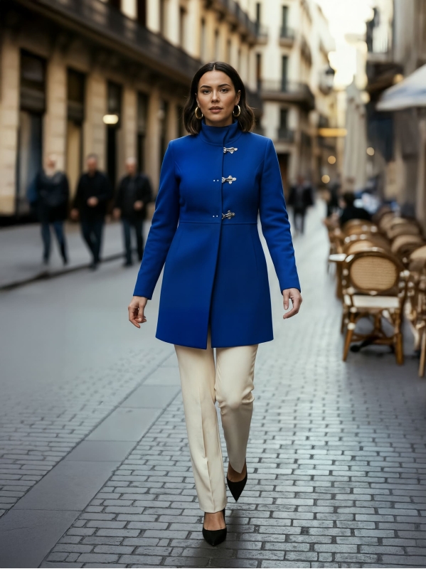 Cappotto Tamigi - Blu Royal