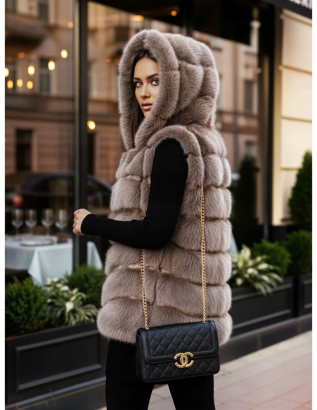 Gilet di Pelliccia Lady