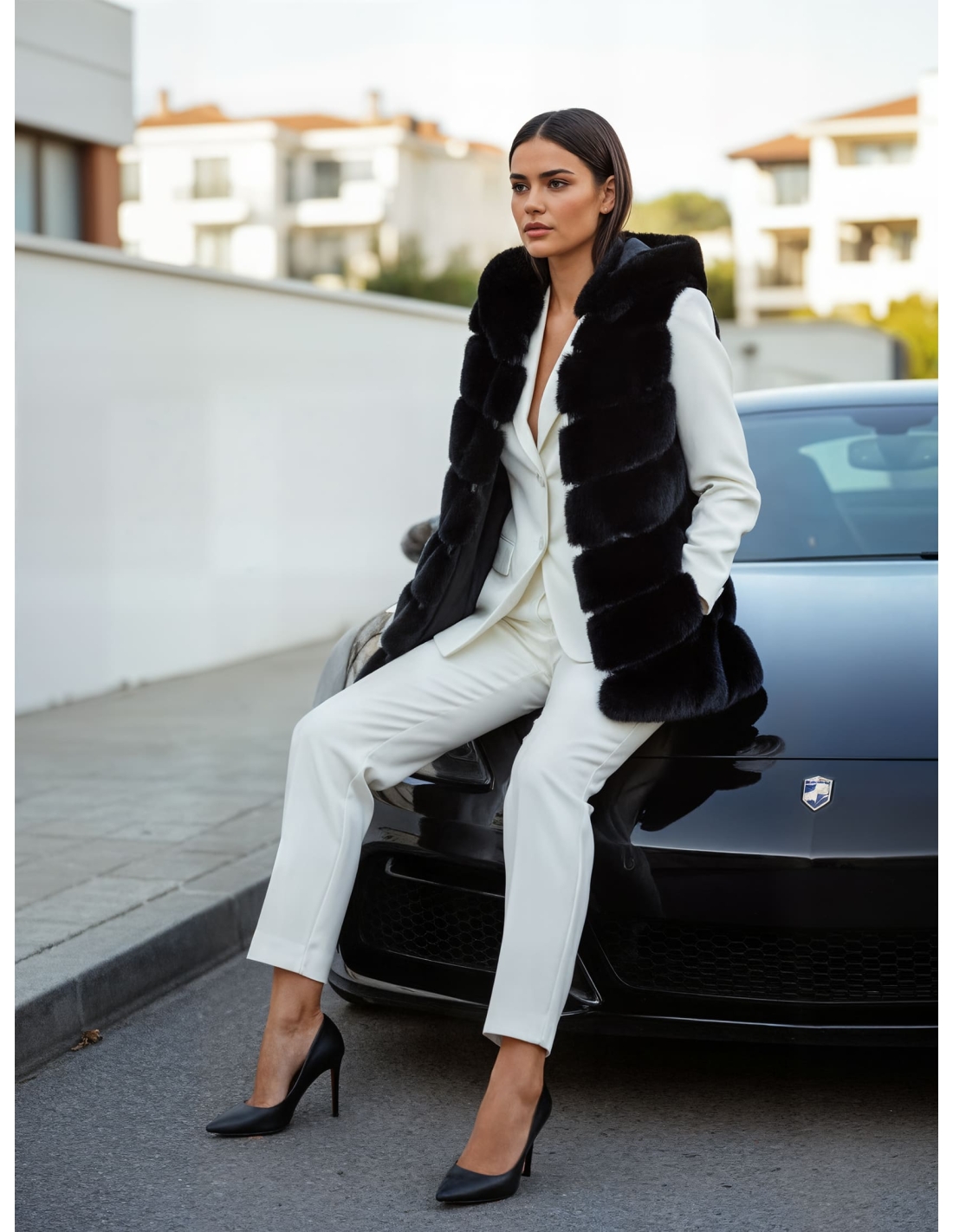 Gilet di Pelliccia Lady