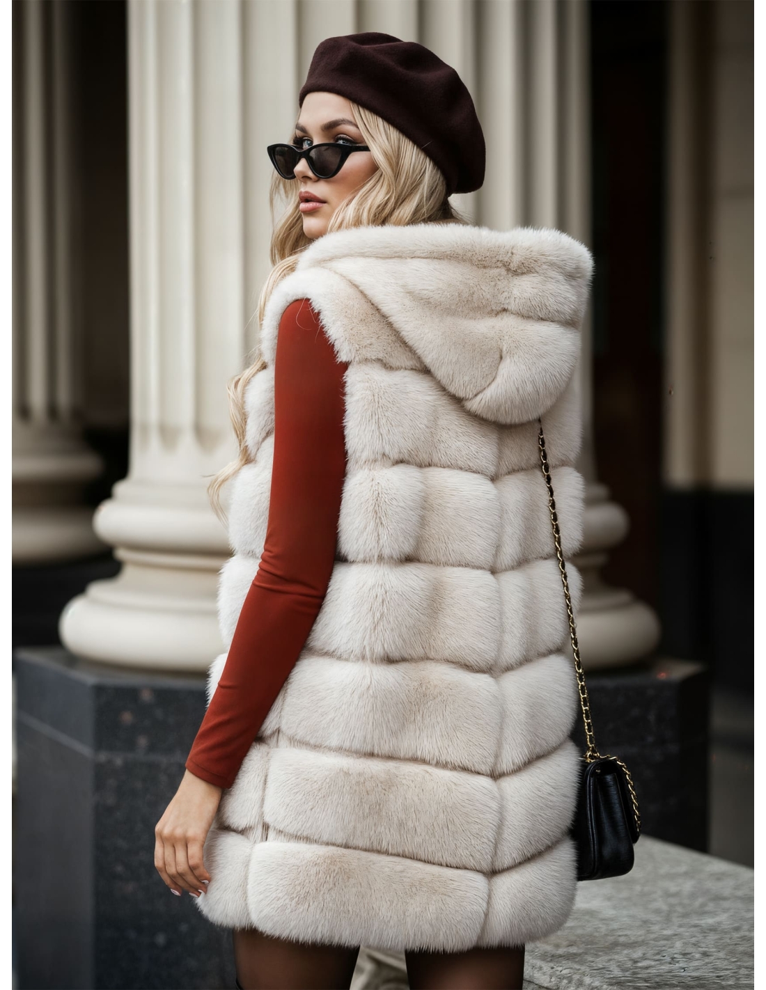 Gilet di Pelliccia Lady