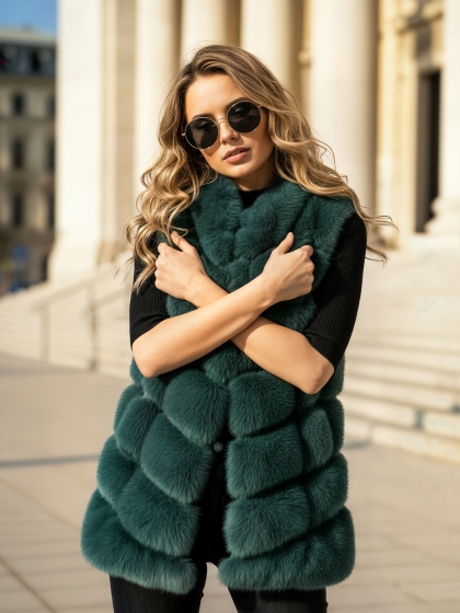 Gilet di Pelliccia Lady