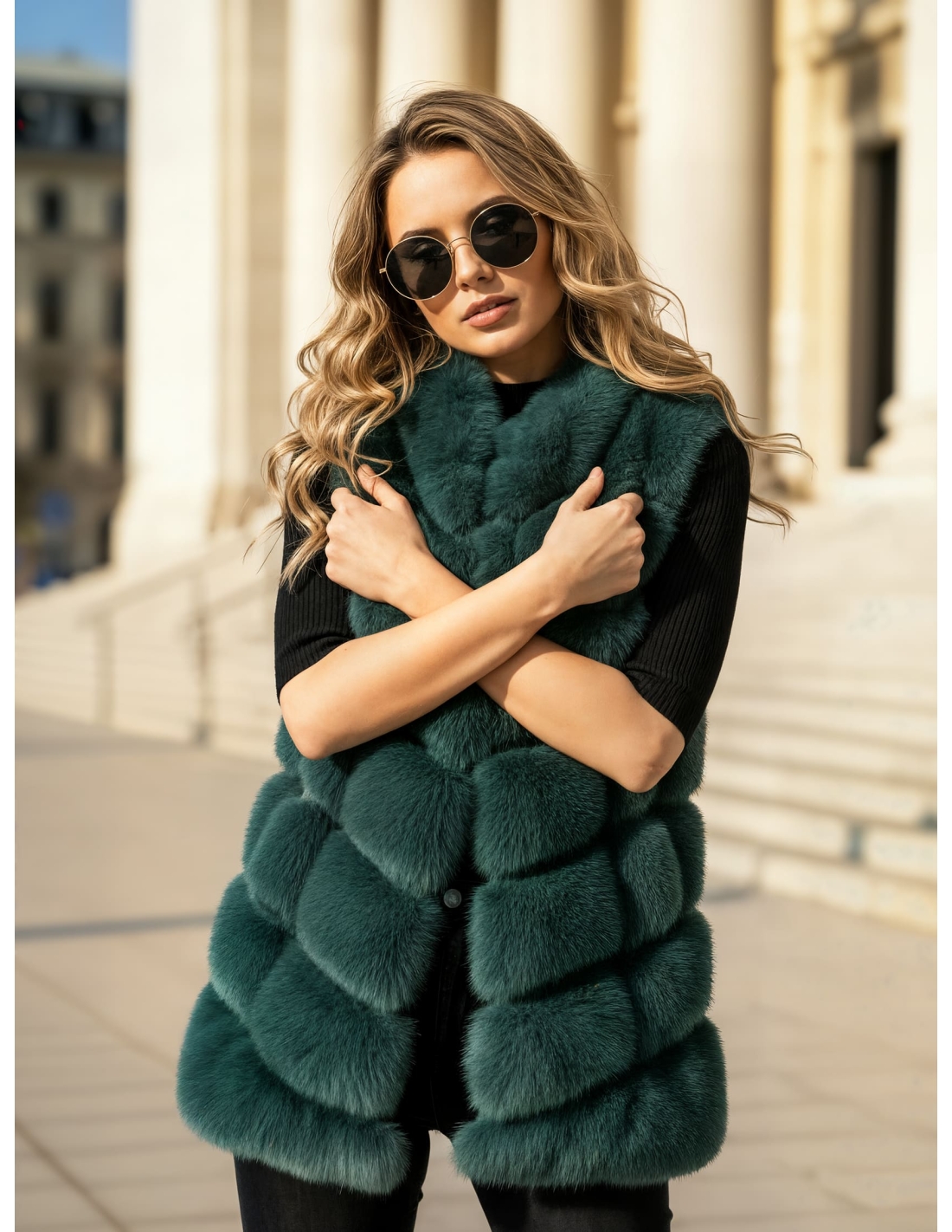 Gilet di Pelliccia Lady