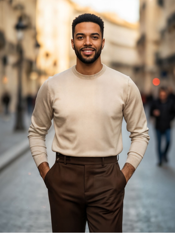 Girocollo Raoul - Beige