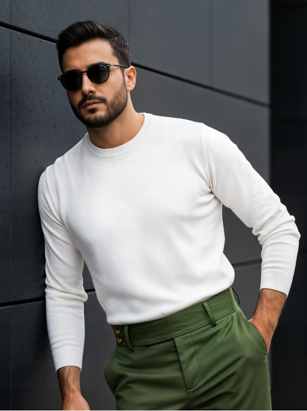 Girocollo Raoul - Bianco