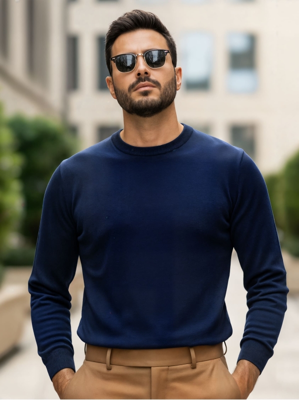 Girocollo Raoul - Blu Navy