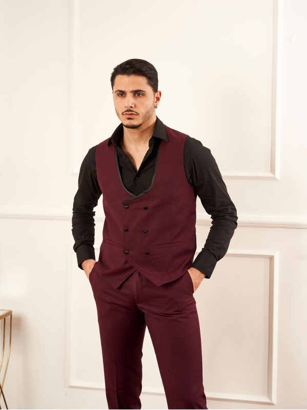 Gilet Don Diego - Bordeaux