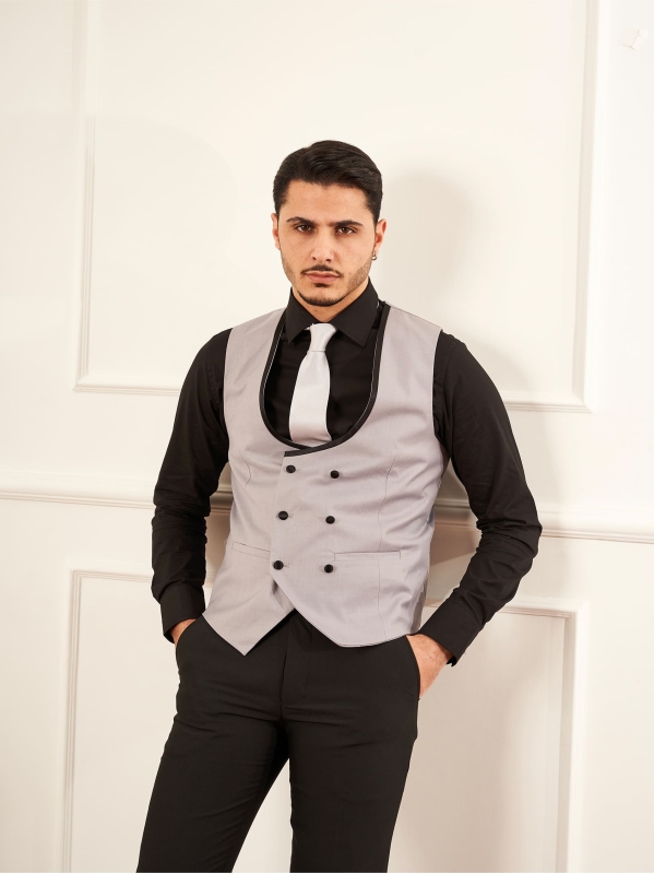 Gilet Don Diego - Argento