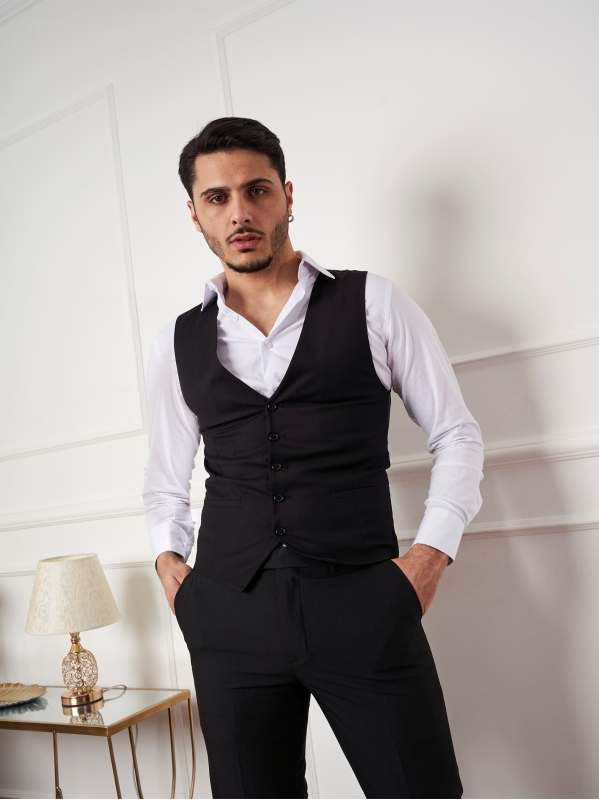 Gilet Basic - Nero