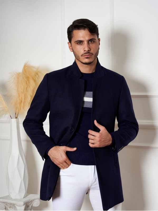 Cappotto Corea - Blu Navy