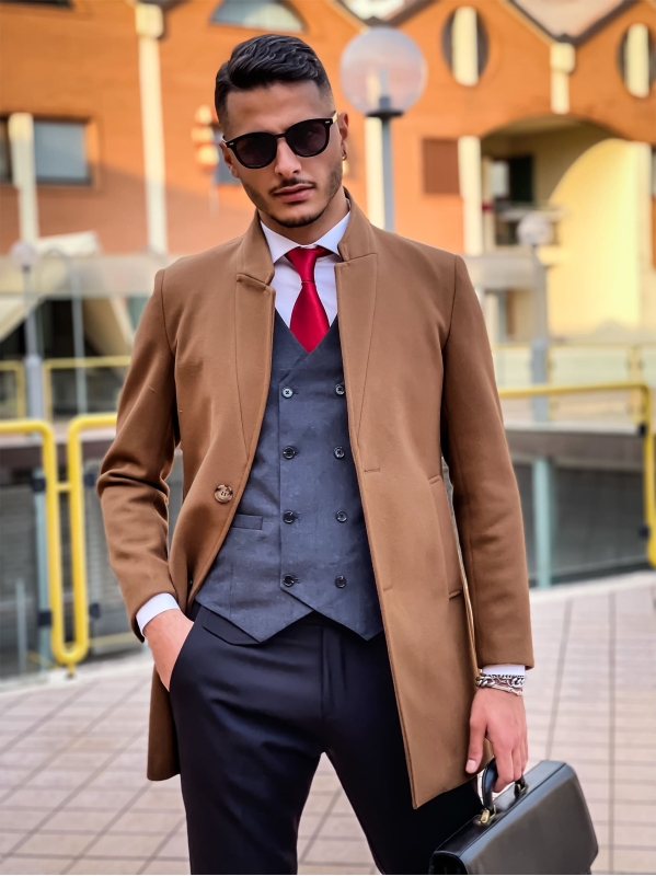 Cappotto Corea - Nocciola