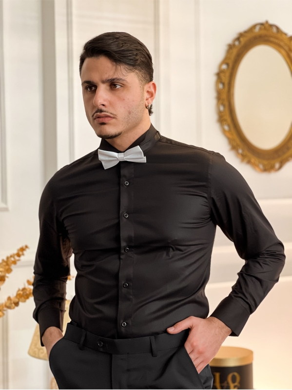 Camicia Diplomatica Basic - Nero