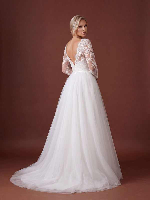 Aurora – abito da sposa bianco Dea Fea
