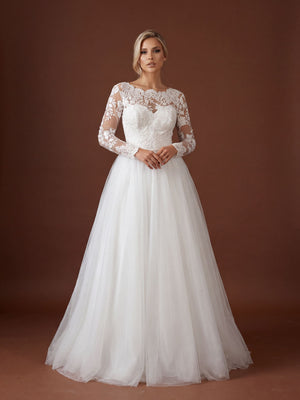Aurora – abito da sposa bianco Dea Fea