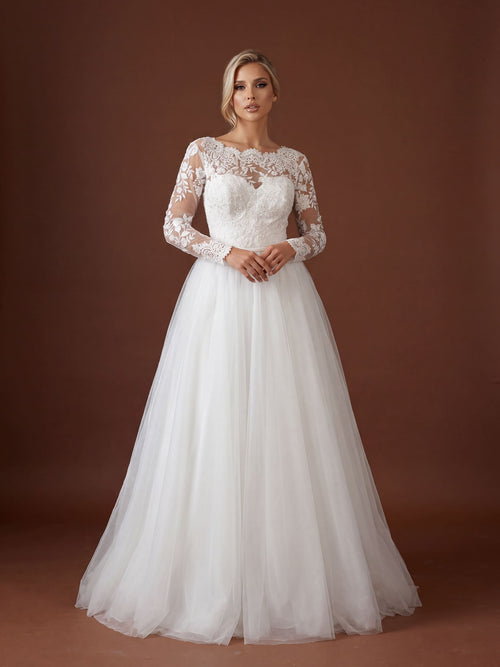 Aurora – abito da sposa bianco Dea Fea