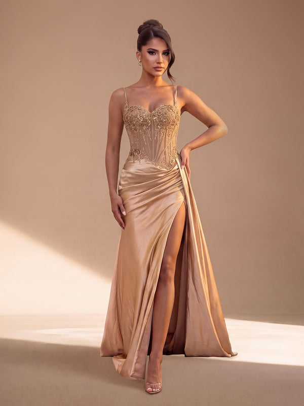 Barocco – abito da cerimonia donna oro chiaro Dea Fea