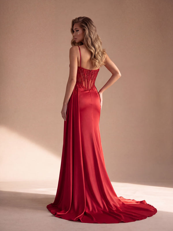 Barocco – abito da cerimonia donna rosso vino Dea Fea