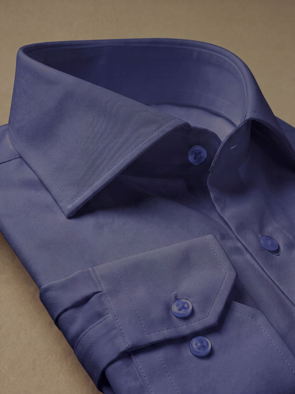 Camicia Collo Italiano – camicia da cerimonia uomo blu navy Dea Fea