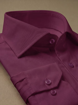Camicia Collo Italiano – camicia da cerimonia uomo bordeaux Dea Fea