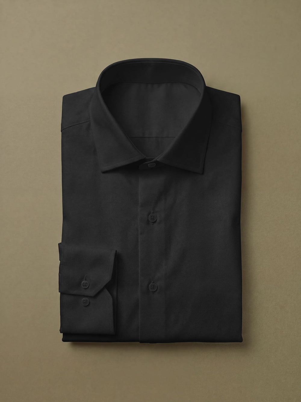 Camicia Collo Italiano – camicia da cerimonia uomo nero Dea Fea