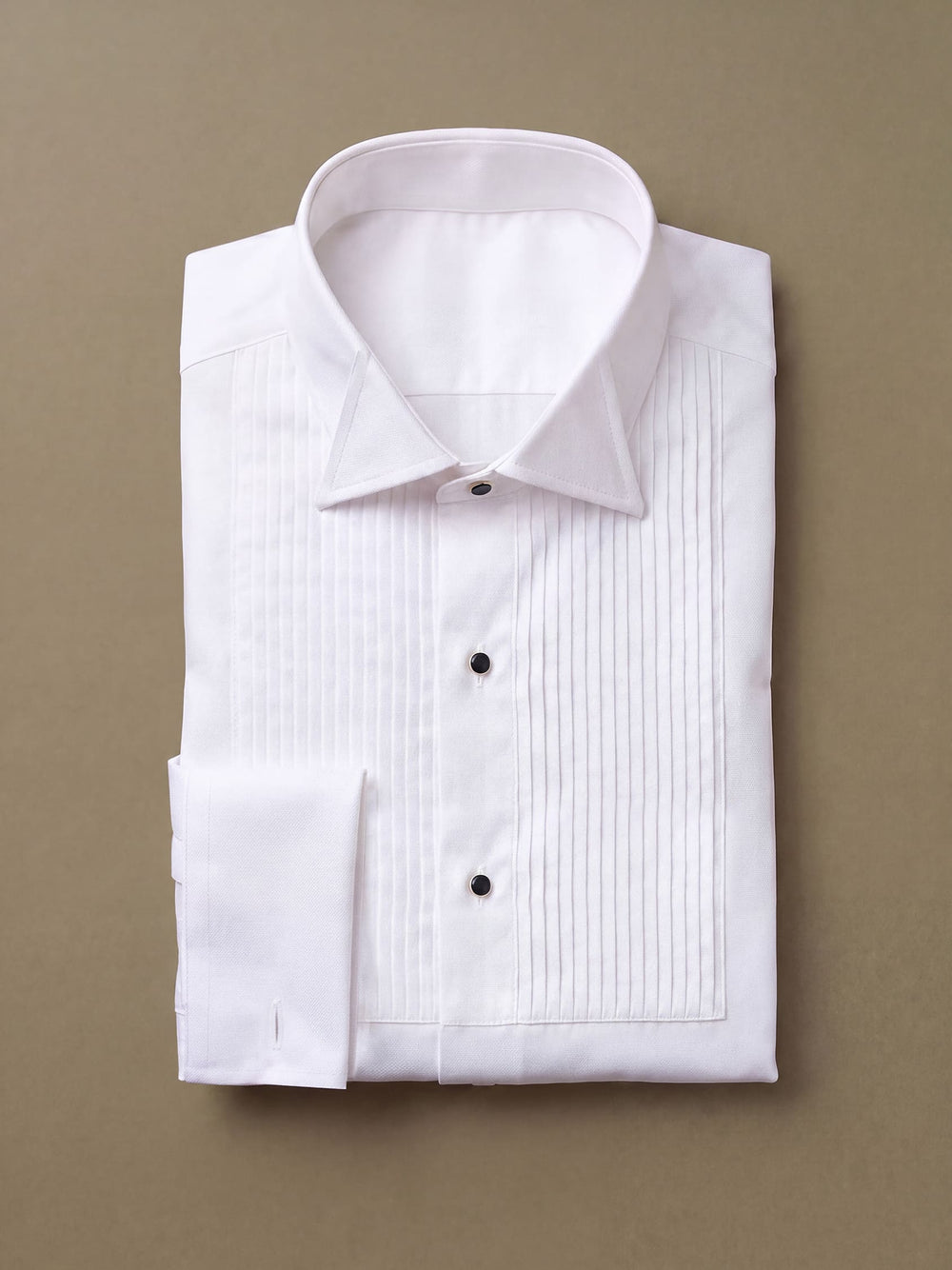 Camicia da Smoking con Plisse – camicia da cerimonia uomo bianco Dea Fea