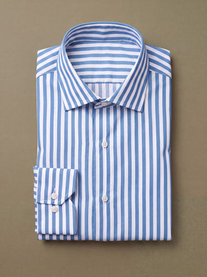 Camicia Riga Ampia – camicia da cerimonia uomo azzurro Dea Fea