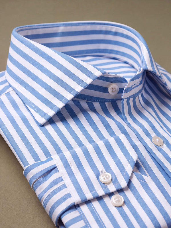 Camicia Riga Ampia – camicia da cerimonia uomo azzurro Dea Fea