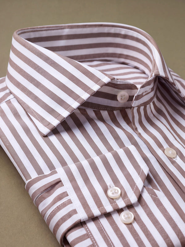 Camicia Riga Ampia – camicia da cerimonia uomo beige Dea Fea