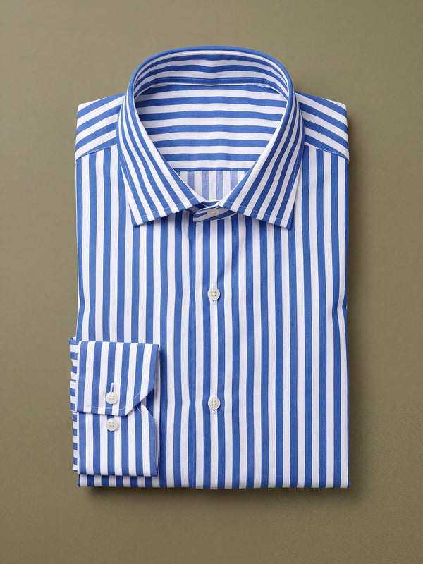 Camicia Riga Ampia – camicia da cerimonia uomo blu Dea Fea