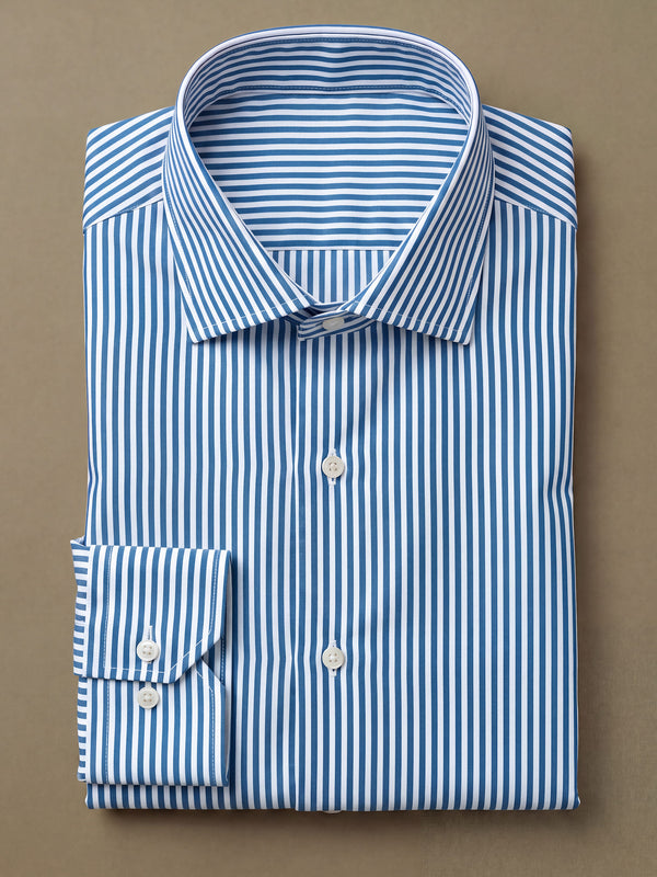 Camicia Riga Stretta – camicia da cerimonia uomo azzurro Dea Fea